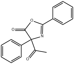 2-Oxazolin-5-one,  4-acetyl-2,4-diphenyl-  (8CI)