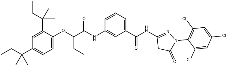 1-(2,4,6-三氯苯基)-3-[3-[Α-(2,4-二-叔戊基苯氧基)-丁酰氨基]-苯甲酰氨基]-5-吡唑啉酮