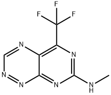 N-Methyl-5-(trifluoromethyl)pyrimido[5,4-e]-1,2,4-triazin-7-amine