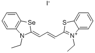 3-ethyl-2-[3-(3-ethyl-3H-benzoselenazol-2-ylidene)prop-1-enyl]benzothiazolium iodide