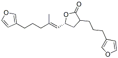 [5R,(-)]-5-[(E)-5-(3-Furyl)-2-methyl-1-pentenyl]-3-[3-(3-furyl)propyl]-4,5-dihydrofuran-2(3H)-one