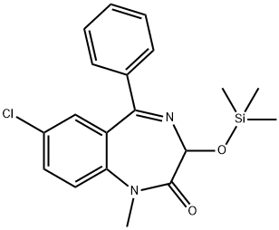 7-Chloro-1-methyl-5-phenyl-3-[(trimethylsilyl)oxy]-1H-1,4-benzodiazepin-2(3H)-one