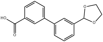 3-(1,3-DIOXOLAN-2-YL)BIPHENYL-3-CARBOXYLIC ACID