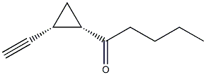 1-Pentanone, 1-[(1R,2S)-2-ethynylcyclopropyl]-, rel- (9CI)