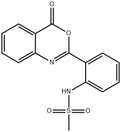 N-[2-(4-oxo-4H-3,1-benzoxazin-2-yl)phenyl]methanesulphonamide