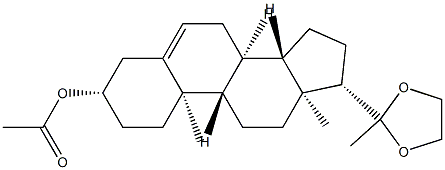 3β-Acetoxypregna-5-ene-20-one ethylene acetal