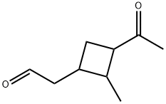 Cyclobutaneacetaldehyde, 3-acetyl-2-methyl- (9CI)