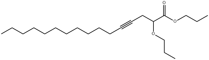 2-Propoxy-4-hexadecynoic acid propyl ester