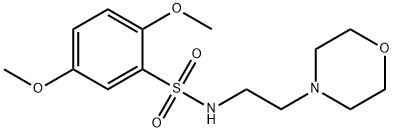 2,5-dimethoxy-N-(2-morpholinoethyl)benzenesulfonamide