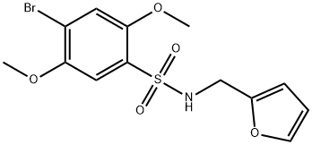 4-bromo-N-(furan-2-ylmethyl)-2,5-dimethoxybenzenesulfonamide