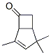 Bicyclo[3.2.0]hept-3-en-6-one, 2,2,4-trimethyl- (9CI)