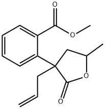 o-(3-Allyl-5-methyl-2-oxotetrahydrofuran-3-yl)benzoic acid methyl ester