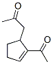 2-Propanone, 1-(2-acetyl-2-cyclopenten-1-yl)- (9CI)