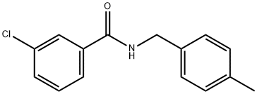 3-氯-N-(4-甲基苄基)苯甲酰胺
