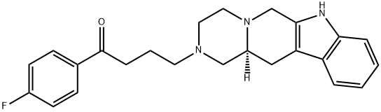 (S)-1-(4-fluorophenyl)-4-(3,4,6,7,12,12a-hexahydropyrazino[1',2':1,6]pyrido[3,4-b]indol-2(1H)-yl)butan-1-one