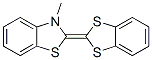 Benzothiazole, 2-(1,3-benzodithiol-2-ylidene)-2,3-dihydro-3-methyl- (9CI)