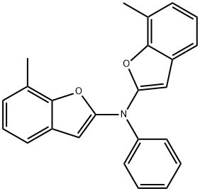 2-Benzofuranamine,  7-methyl-N-(7-methyl-2-benzofuranyl)-N-phenyl-