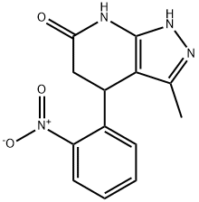 3-METHYL-4-(2-NITROPHENYL)-1,4,5,7-TETRAHYDRO-6H-PYRAZOLO[3,4-B]PYRIDIN-6-ONE