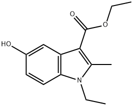 1-乙基-5-羟基-2-甲基-1H-吲哚-3-羧酸乙酯