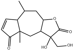 3,3a,4,4a,7a,8,9,9a-Octahydro-3-hydroxy-3-hydroxymethyl-4a,8-dimethylazuleno[6,5-b]furan-2,5-dione