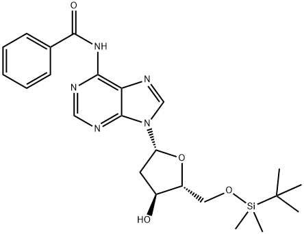 N-苯甲酰基-5'-O-叔丁基二甲基硅烷基- 2'-脱氧腺苷
