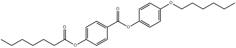 p-(Heptanoyloxy)benzoic acid p-(hexyloxy)phenyl ester
