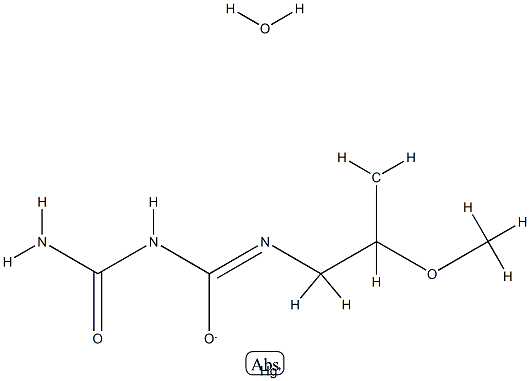1-[3-[Hydroxymercurio(II)]-2-methoxypropyl]biuret