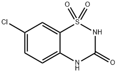 7-氯-2H-苯并[E][1,2,4]噻二嗪-3(4H)-酮 1,1-二氧化