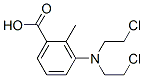 3-[Bis(2-chloroethyl)amino]-o-toluic acid
