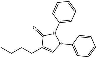 4-Butyl-1,2-diphenyl-3-pyrazolin-5-one