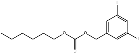Carbonic acid hexyl 3,5-diiodobenzyl ester
