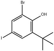 2-溴-6-叔丁基-4-碘苯酚