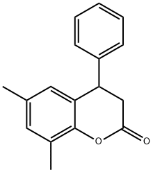 2H-1-Benzopyran-2-one, 3,4-dihydro-6,8-diMethyl-4-phenyl-