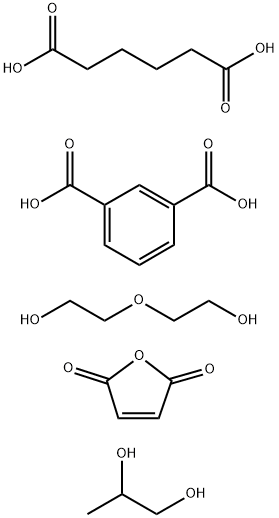1,3-Benzenedicarboxylic acid, polymer with 2,5-furandione, hexanedioic acid, 2,2'-oxybis[ethanol] and 1,2-propanediol