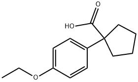 1-(4-ethoxyphenyl)cyclopentane-1-carboxylic acid