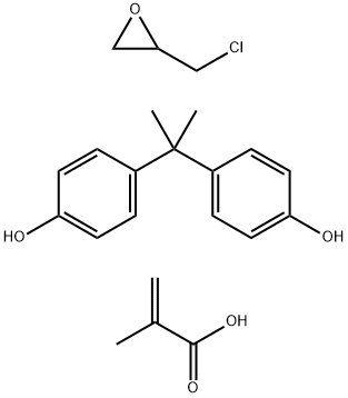 4,4'-(1-甲基-1,2-亚乙基)二苯酚与氯甲基环氧乙烷和2-甲基丙烯酸酯的聚合物