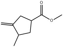 3-Methyl-4-methylene-1-cyclopentanecarboxylic acid methyl ester