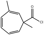 2,4,6-Cycloheptatriene-1-carbonyl chloride, 1,3-dimethyl- (9CI)