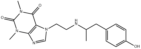 7-[2-[[2-(p-Hydroxyphenyl)-1-methylethyl]amino]ethyl]-1,3-dimethyl-1H-purine-2,6(3H,7H)-dione