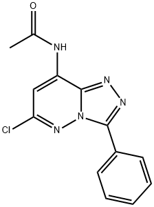 N-(3-chloro-9-phenyl-1,2,7,8-tetrazabicyclo[4.3.0]nona-2,4,6,8-tetraen -5-yl)acetamide