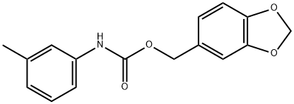 Carbanilic acid, m-methyl-, piperonyl ester (7CI, 8CI)