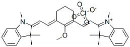 2-((E)-2-(2-甲氧基-3-[(E)-2-(1,3,3-三甲基-1,3-二氢-2H-吲哚-2-亚基)乙亚基]-1-环己烯-1-基)乙烯基)-1,3,3-三甲基-3H-吲哚高氯酸盐