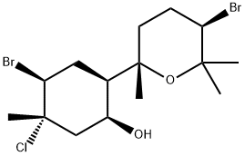 (1S,5R)-4α-Bromo-2α-[(2S,5R)-tetrahydro-5-bromo-2,6,6-trimethyl-2H-pyran-2-yl]-5α-chloro-5-methylcyclohexanol