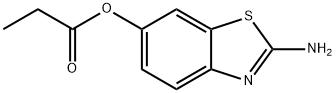 6-Benzothiazolol,2-amino-,propanoate(ester)(9CI)