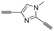 1H-Imidazole, 2,4-diethynyl-1-methyl- (9CI)