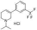 1,2,3,6-Tetrahydro-1-(1-methylethyl)-5-(3-(trifluoromethyl)phenyl)pyri dine hydrochloride