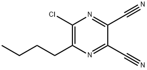 5-Chloro-6-butyl-2,3-pyrazinedicarbonitrile