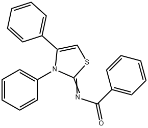 N-(3,4-DIPHENYL-3H-THIAZOL-2-YLIDENE)-BENZAMIDE