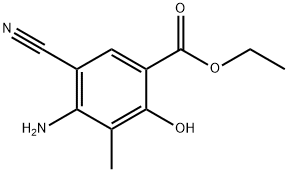 4-氨基-5-氰基-2-羟基-3-甲基苯甲酸乙酯