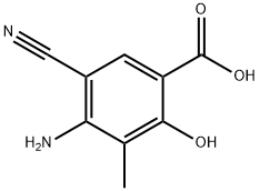 4-氨基-5-氰基-2-羟基-3-甲基苯甲酸